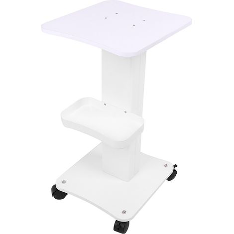 Chariot de Salon de Coiffure ABS Professionnel, Support Roulant avec Roulettes, Étagère de Rangement pour Esthétique, Pédestal Mobile (1/5)
