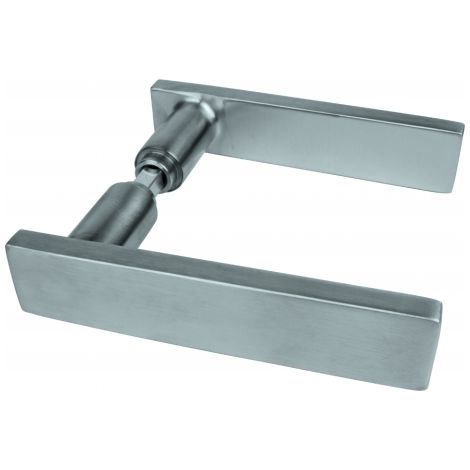 Ouvre&Déco – 2 béquilles de porte intérieure VELOX FIX en Inox, MALIBU (1/5)