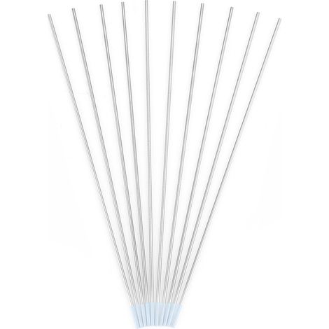 10 Stück rotierende Elektroden WZ8, weiße Spitze für AC-WIG-Schweißen, 1,6 mm × 150 mm (1/5)