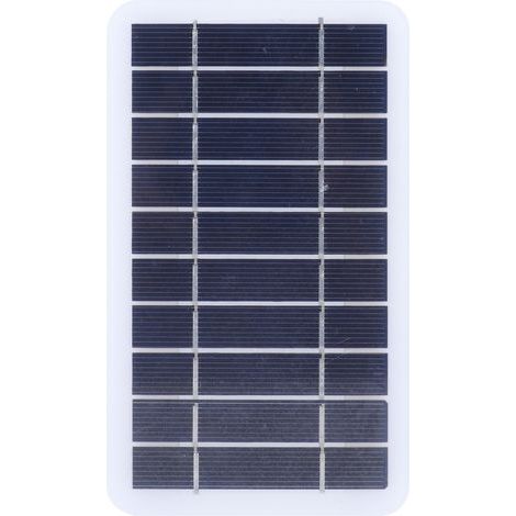 2W 5V 5V Polycrystalline Silicon Solar Panel Battery Charger Outdoor Mobile Power Supply for Phone Charging (1/5)