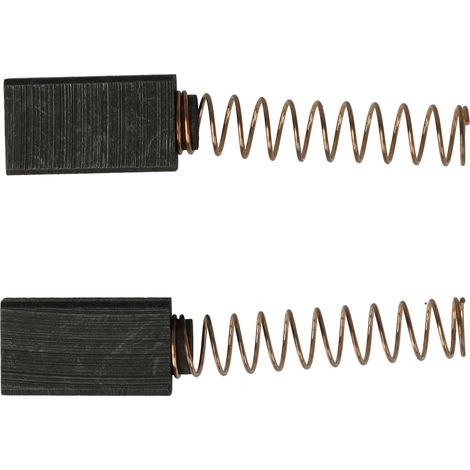 vhbw 2x escobilla carbón motor 14 x 8 x 5 mm para herramientas