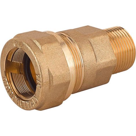 Raccordo rapido tubofix maschio per tubo in ferro in ottone cromato serie 3100 11/2 RINALDI E PETTINAROLI (1/2)