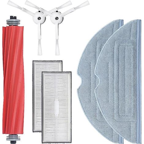 7-teiliges Set Haupt- und Seitenbürsten-Wischtuchfilter für Roborock G10s/G10s Pro (1/4)
