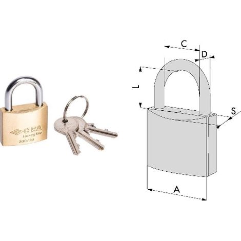 LUCCHETTI LOCKING-LINE POP MM.60