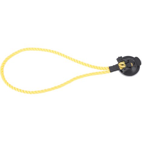 Support à ventouse pour chapeau de cowboy, fixation par corde, décoration pour portière de véhicule, jaune (1/5)