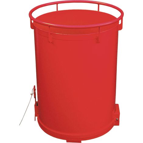 Bauer Rundbehälter RB 300, lackiert, Feuerrot