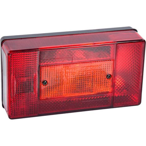 Feu Arriere Remorque - 5 Fonctions - 12 V - Dimensions 188 X 101 X 54 Mm - Entraxe 55 Mm - Côté Droit