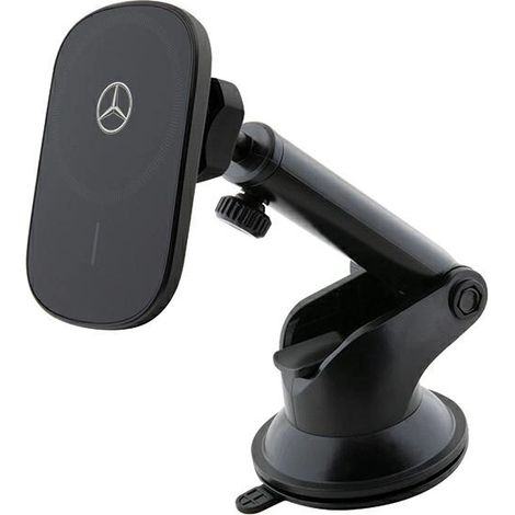 Soporte inductivo Mercedes mewccgslk 15W para rejilla de ventilación/ventana negro/negro Silver Stars MagSafe (1/5)