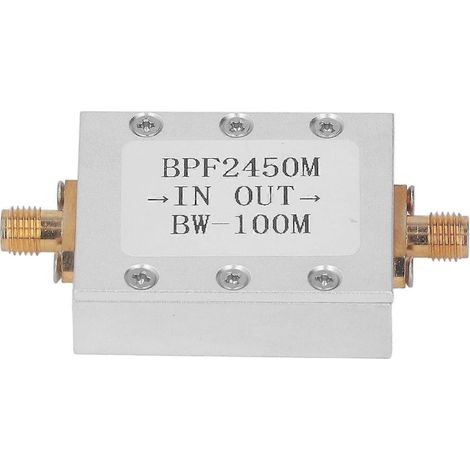 Bandpassfilter 2,4 GHz 2450 MHz, verlustarmes SMA-Schnittstellen-Bandpassfiltermodul für WiFi BLE