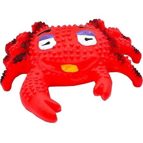 Strapazierfähiges Hundespielzeug in Form eines Seesterns und einer Krabbe, ideal für die Backenzähne von Welpen, ein tolles Geschenk für Haustiere.