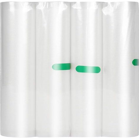 Sacs Sous Vide - Rouleau 11 x 25 cm - PA/PE Alimentaire Sans BPA - Compatible Machines Sous Vide - 4 Rouleaux (100 Pieds) (1/5)