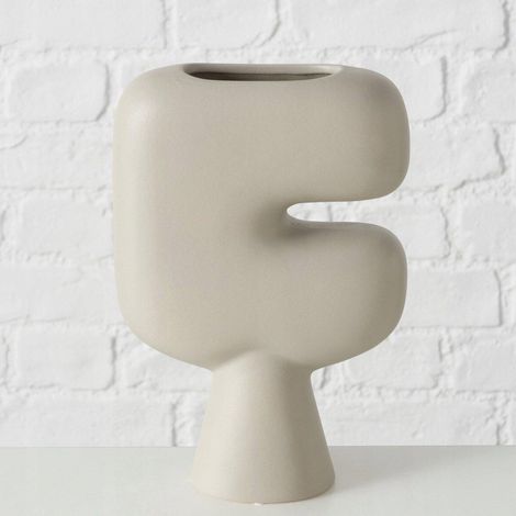 Vaso contemporaneo Boltze beige 15 x 6 x 22,8 cm