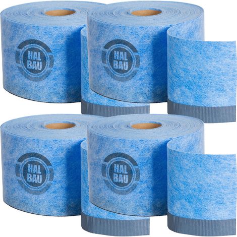 HALBAU Wannendichtband Trilaminat Elastomer 100% und Butyl HN05 - 100m (1/3)