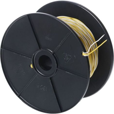 YV 2x0,6 weiss/gelb Schaltdraht    100 m