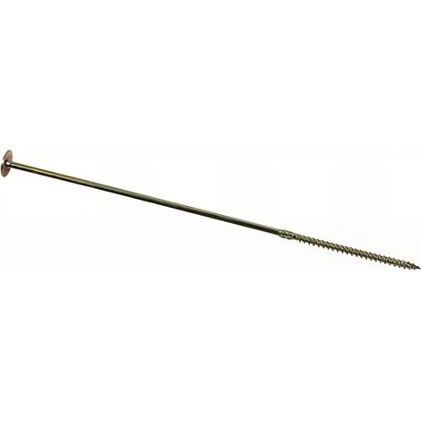 100 vis de charpente bois tête cylindrique large TX30 F/Partiel 6 x 140 mm - Zingué - VALX0614002B