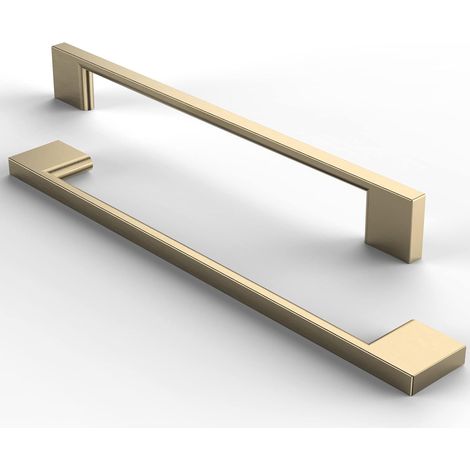 5 Pack Gold Cabinet Handles Kitchen Cabinet Handles Hole Spacing 192mm Gold Brass Brushed Stainless Steel (1/5)