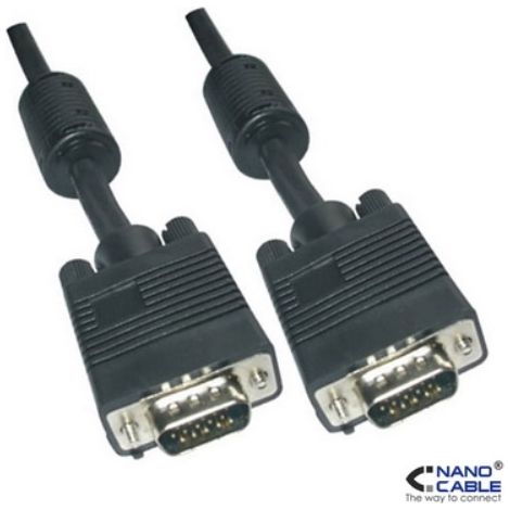 SVGA Stecker-Stecker Kabel HDB15 mit Filtern 15m