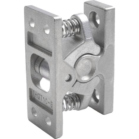 Pince d'arrêt à double rouleau à ressort, support de porte en acier inoxydable robuste pour camping-car, bateau, caravane, armoires et portes (acier inoxydable)