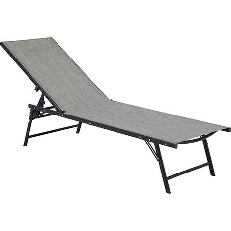TUMBONA CERDEÑA ACERO 5P GRIS - 100X40X120