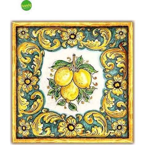 Sottopiatto Lupia 32x32cm limone