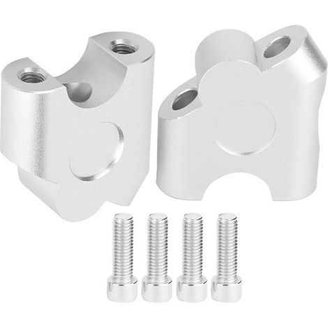 Rehausseur de guidon 22mm – Colonne mobile arrière surélevée – Alliage aluminium CNC – Augmente la hauteur de 30mm pour confort de conduite (1/5)