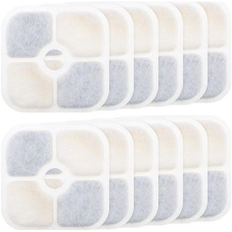 Filtri per fontana d'acqua, 12 pezzi - per Catit PIXI 43717 - Filtro a carbone attivo - Alta q (1/5)