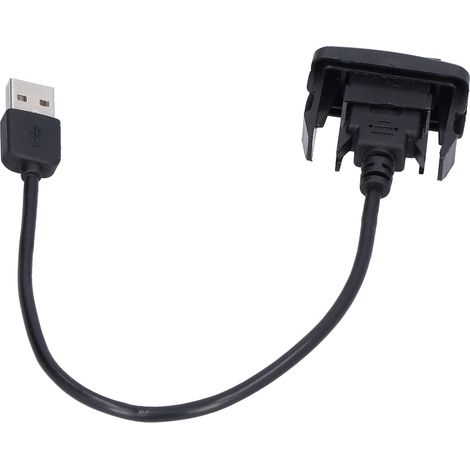 Chargeur USB Voiture, Prise Flexible avec Câble Rallonge, Adaptateur Montage Tableau de Bord Encastré (1/5)
