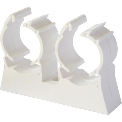 Clip de fixation double pour multicouche diam 20 50 clips 5992-20S