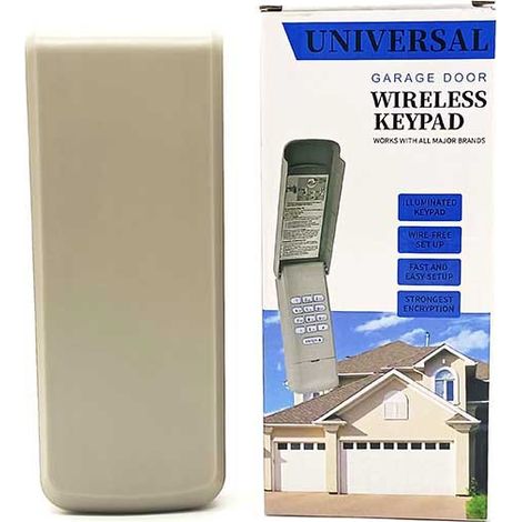 Garage door opener keypad 877MAX 878MAX for wireless electric remote control of garage doors (1/4)