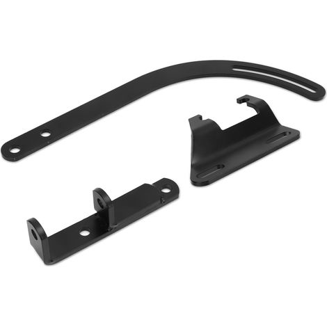 Ensemble de 3 supports d'alternateur SWP en acier noir pour moteurs SBC Small Block 265 283 305 327 350 383 400 (1/5)