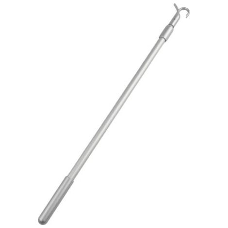 Teleskopstange aus Aluminium für Jalousien mit drehbarem Hakenmechanismus, 33–60 cm (1/3)