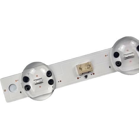 Striscia LED, lunga 600 mm, con 8 LED, tensione 6V, compatibile con vari televisori da 55 pollici, confezione da 3 pezzi. (1/5)