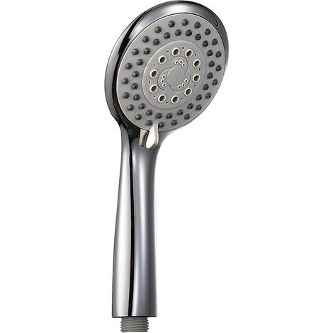 Düsen für Badezimmer, großer Duschkopf (1/2 Zoll, Chrom) (1/5)