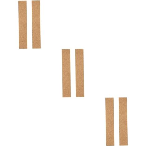 Lot de 6 bandes liège naturel pour tableau mémo sans cadre, les (1/5)