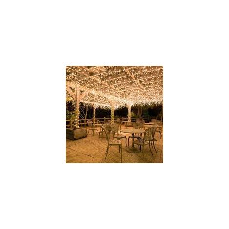 Guirlande Lumineuse LED 30M 300 Ampoules Décoration Extérieur Intérieur Jardin Mariage Fête Noël Éclairage Ambiance Chaud (1/4)
