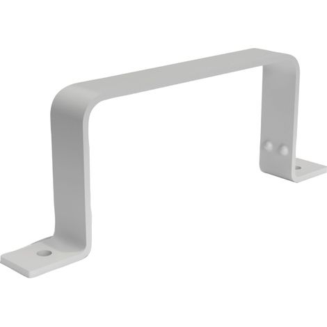 optimAIRo N10070 Flachkanalhalter, Lüftungssystem, Luftkanal, Rohrhalterung, energieeffizient, Kunststoff, weiß, 111 x 54 mm (1/3)