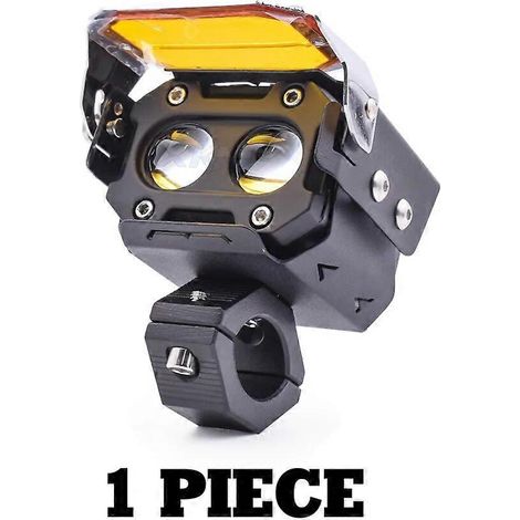 Projecteur LED antibrouillard 12V/24V pour voiture, moto, camion, quad, SUV, 4x4, tracteur, tout-terrain, lampe auxiliaire LED (1 pièce) (1/5)