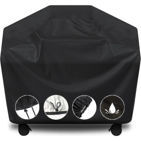 Housses de barbecue imperméables disponibles en 5 tailles (145 x 61 x 117 cm). (1/5)