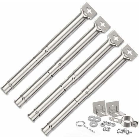 Brûleur Universel 30,5 à 44,5 cm pour FirePlus,Char-Broil,Brûleur réglable Pièces de Rechange,Barbecue au gaz Universel Brûleurs de Tube réglables (1/5)