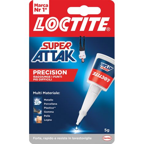SUPER ATTAK 'PRECISION' gr. 5- 24 pezzi - LOCTITE