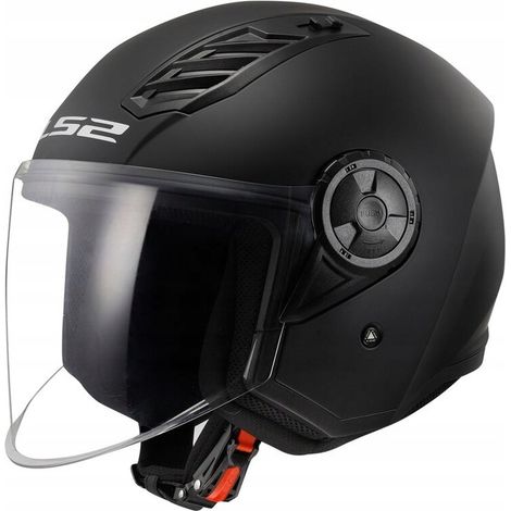 Helm LS2 OF616 Airflow II ECE 22.06, Schwarz matt, Größe M