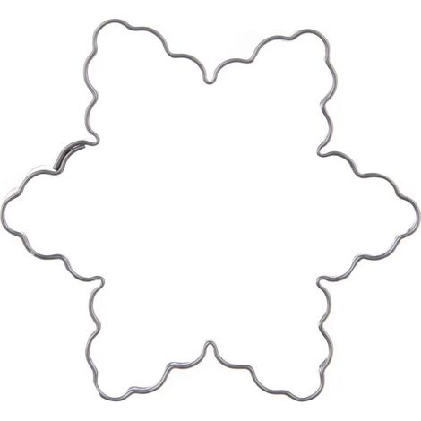Ausstecher Orion Wavy star Edelstahl 6 cm spülmaschinenfest (1/3)
