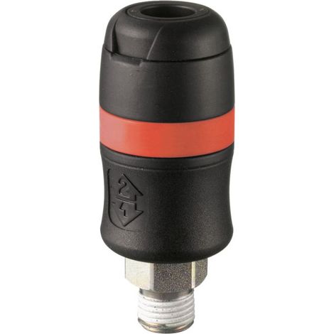 Coupleur rapide fileté mâle 1/2'' L 44mm - KS TOOLS - 515.3452