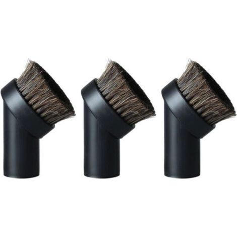 Lot de 3 brosses rondes pour aspirateurDiamètre 60 mm, compatible avec la plupart des modèles domestiques, en nylon résistant (1/4)