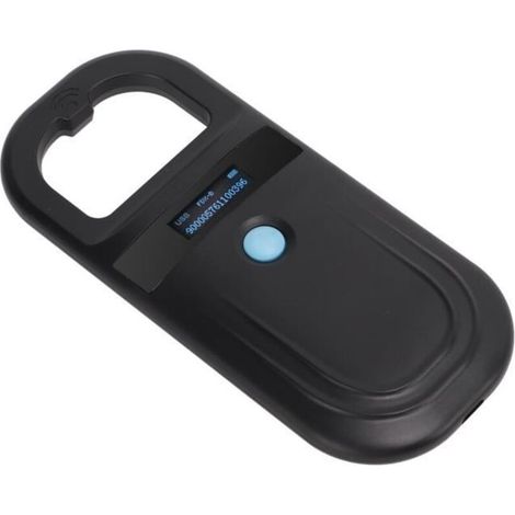 Portable Pet Reader Black Electronic Microchip Scanner 134.2Khz Handheld Scanner (1/4)