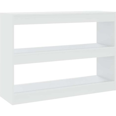 Maison Exclusive - Estantería/divisor de espacios blanco 100x30x7 (1/5)
