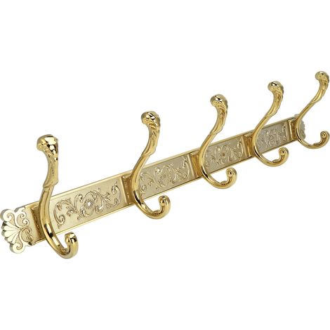 Crochet de salle de bain en alliage de zinc de style européen antique pour suspendre manteaux, vestes, chapeaux et serviettes. (1/5)
