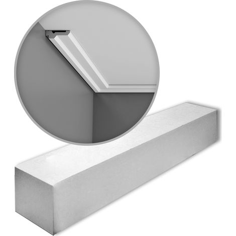 Cornisa fina y plana - Orac Decor - L200xP6xH2.1cm - Caja completa 44 metros - C360 (1/5)