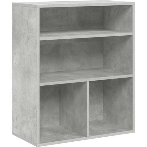 Maison Exclusive - Bücherregal Betongrau 60x30x71,5 cm Holzwerkst