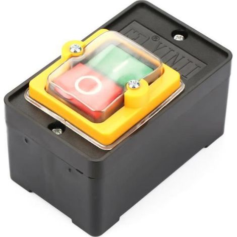 Interrupteur On-Off - KA0-10KH - Étanche IP65 - 10 A - 220-380 V AC - Pour Moteur Machine Industrielle - 1 Pièce (1/4)